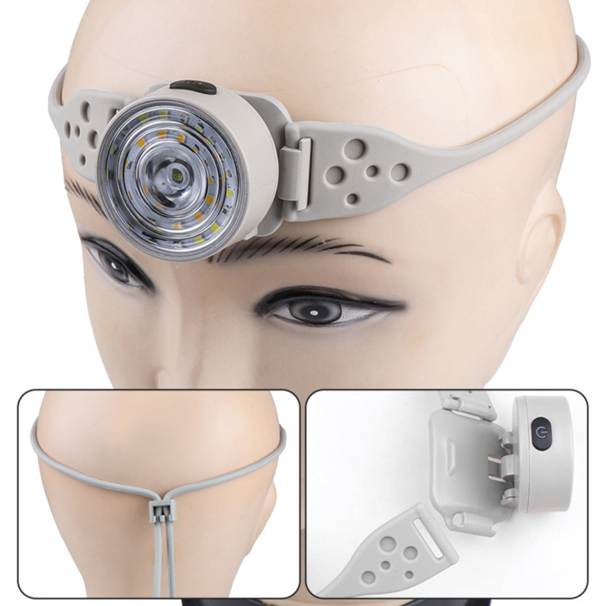 New Design Belt 30LED XPG Mini Headlamp 350Lumens IPX4 Waterproof ABS Headlight Type-c Fast Charging Headlamp for Running