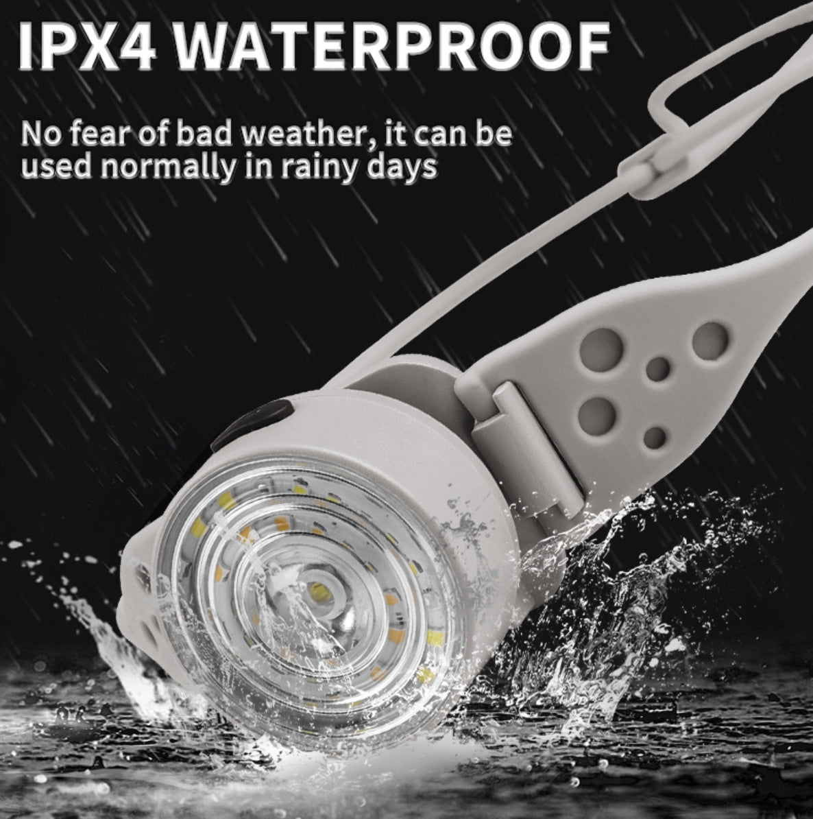 New Design Belt 30LED XPG Mini Headlamp 350Lumens IPX4 Waterproof ABS Headlight Type-c Fast Charging Headlamp for Running