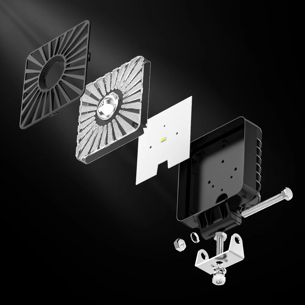 New Design Square LED Strobe Light Motorcycle Spotlight RGB 35W Work Light For Off-road Motorcycle Electric Vehicle Forklift
