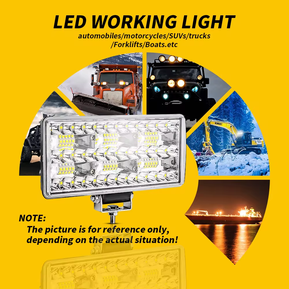 9inch 66W LED Light Bar/Work Light Spot Off Road 4x4 LED Bar For Truck SUV 4WD Boat ATV Jeep Tractor Headlights 12V 24V