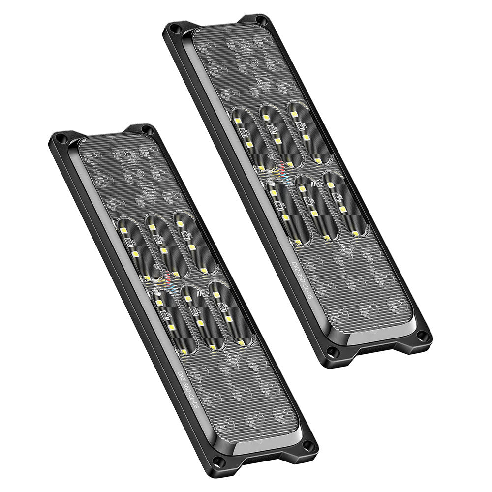 Lightning Shipment Truck Truck 12-24V Car Body Side Signal Warning Light 12led Ultra-Thin Flash Strobe Lamp 36W