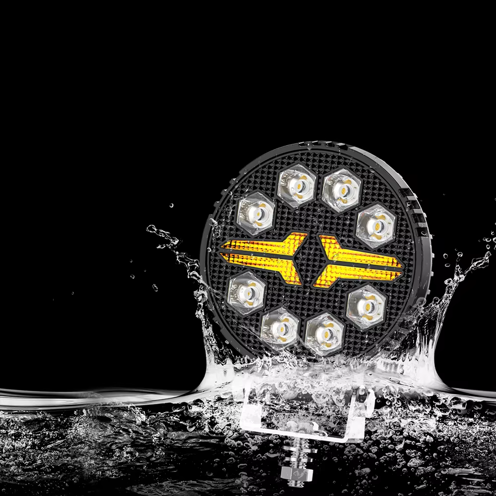 Car Motorcyc LED Light Bar Offroad 4 Inch Spotlights Fog Lamp 12-24V 22W Waterproof Truck Farm Tractor Boat SUV ATV work Light
