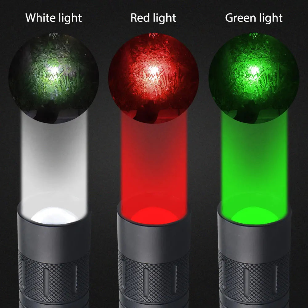 مصباح LED محمول XPE Mini Flashlight 1 Mode يستخدم بطارية قابلة لإعادة الشحن 18650 للتخييم في الهواء الطلق وتكتيكات الصيد ومصباح يدوي