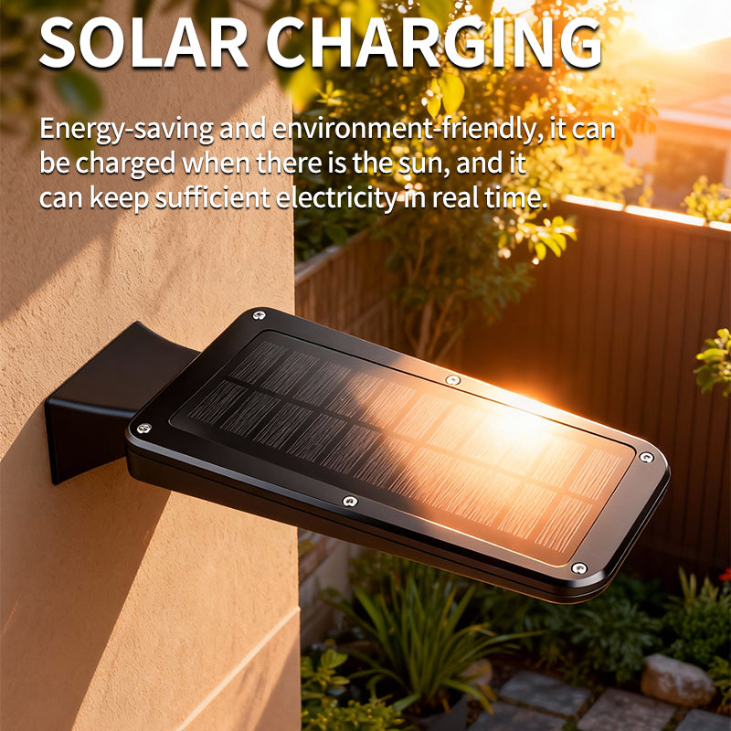 Solar Wall Light 34+30 LED 6000K Daylight Waterproof Motion Sensor with Remote Control Dusk to Dawn Outdoor Garden Lighting SW02