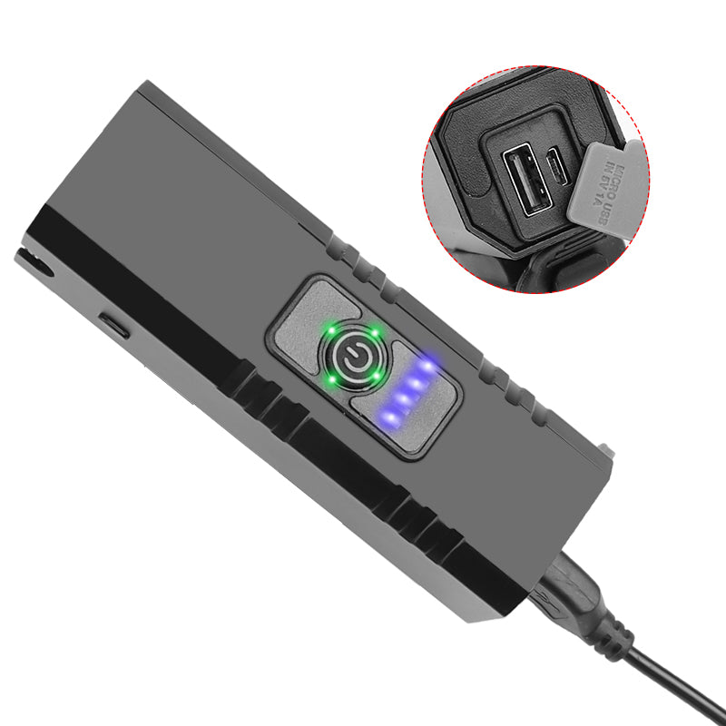 Bicycle Light Rainproof USB Charging LED MTB Front Lamp Headlight Aluminum Ultralight Flashlight Bike Light