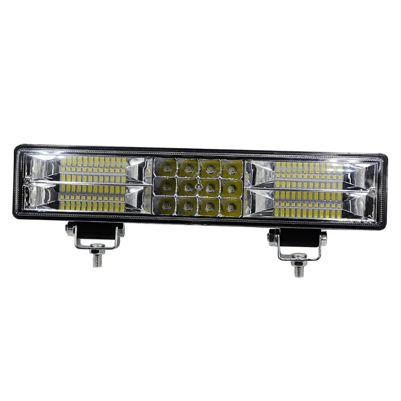 Nueva barra de luces LED ultradelgada de 60 LED, barra de luces LED de doble fila de 12 pulgadas, luz de trabajo combinada, luces de conducción para automóviles SUV