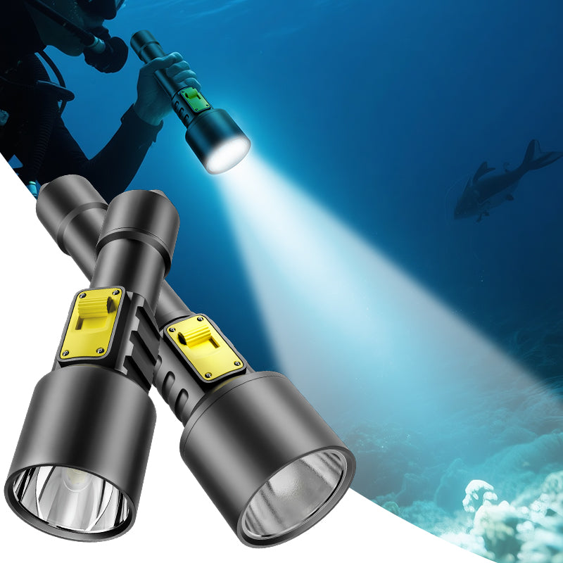 Upgrade XHP160 Diving Flashlight Powerful Profession Underwater Lantern Rechargeable Dive Torch IP8 Waterproof Scuba Lamp