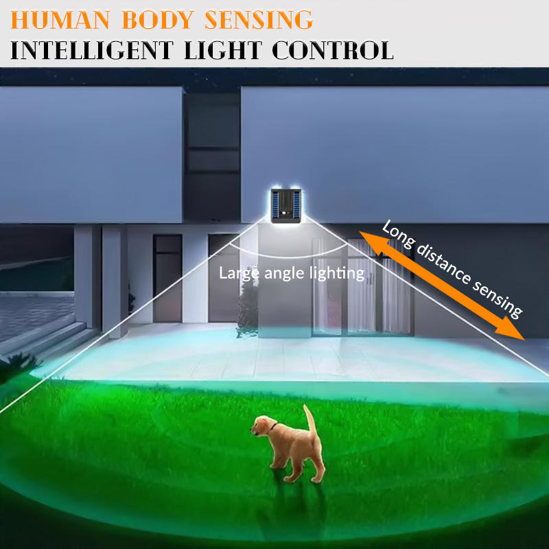 Sensor Outdoor Garden Light Solar Charging 1500mAh Hanging Camping Lantern Work Led Suspended Light Body Sensing Wall DL-32