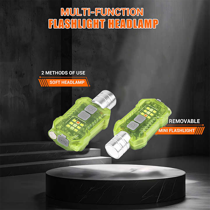 Powerful LED Headlamp Portable Rechargeable Head Flashlight with Magnet Tail 9 Modes Lighting Outdoor Camping Fishing Lantern