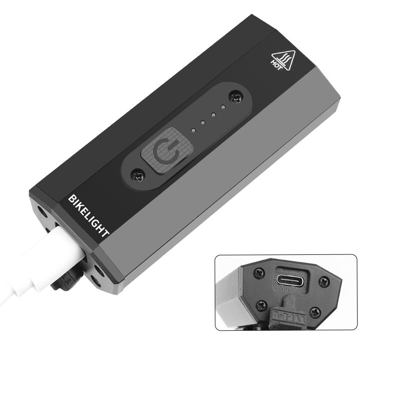 Luz delantera LED para bicicleta, 1000 lúmenes, tipo C, recargable vía USB, para ciclismo de montaña, accesorios para bicicleta de montaña