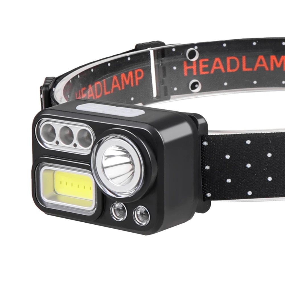 High Powerful Head Flashlights Intelligent Outdoor LED Lantern 8 Lighting Modes Waterproof IPX4 for Cycling Running for Fishing