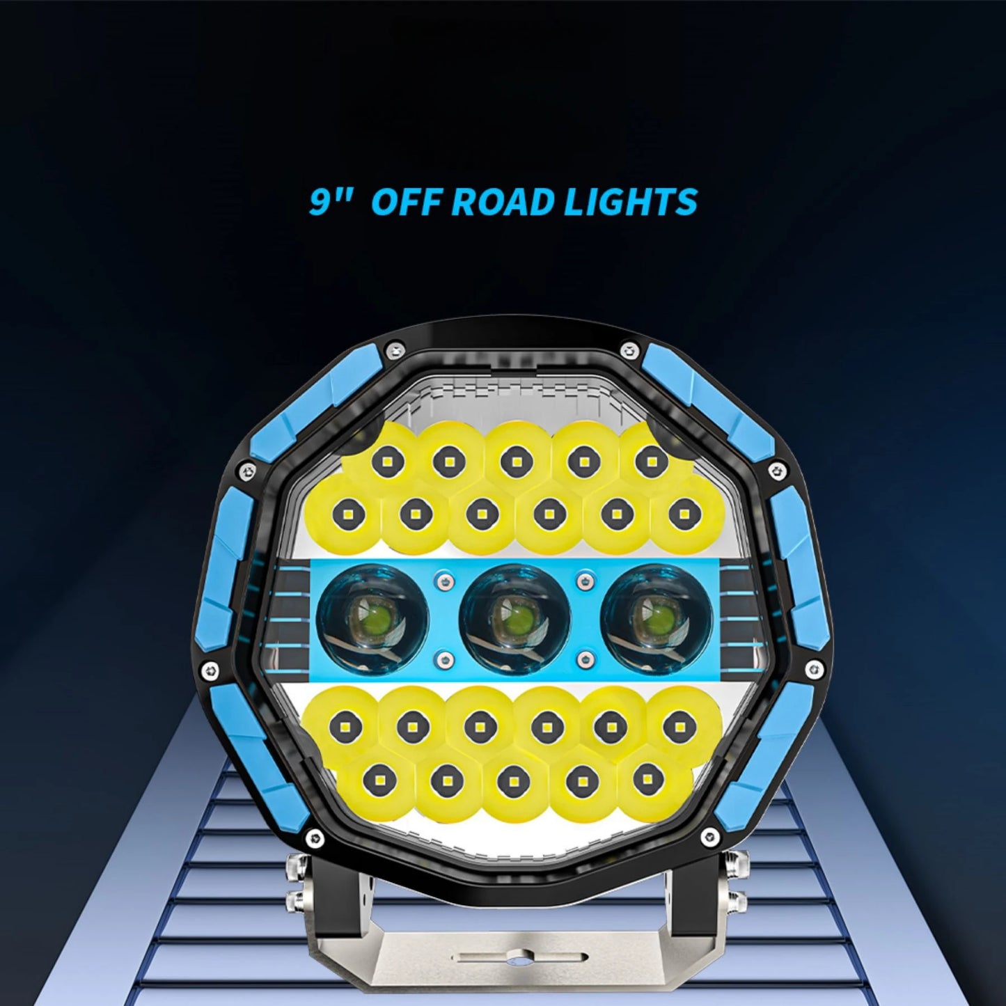 New 9 "off-road Spotlight 110W high power high light laser LED spotlight work light guard bar front lighting