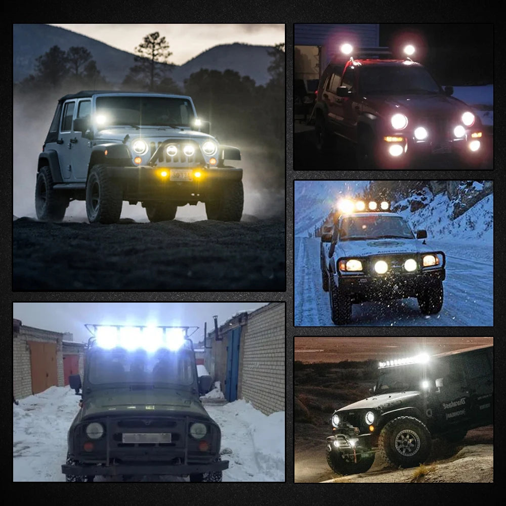 123W LED Work Light Bar Spotlight Driving Fog Lamp For Jeep Truck Boat Car Tractor SUV ATV Barra 4X4 LED Headlight