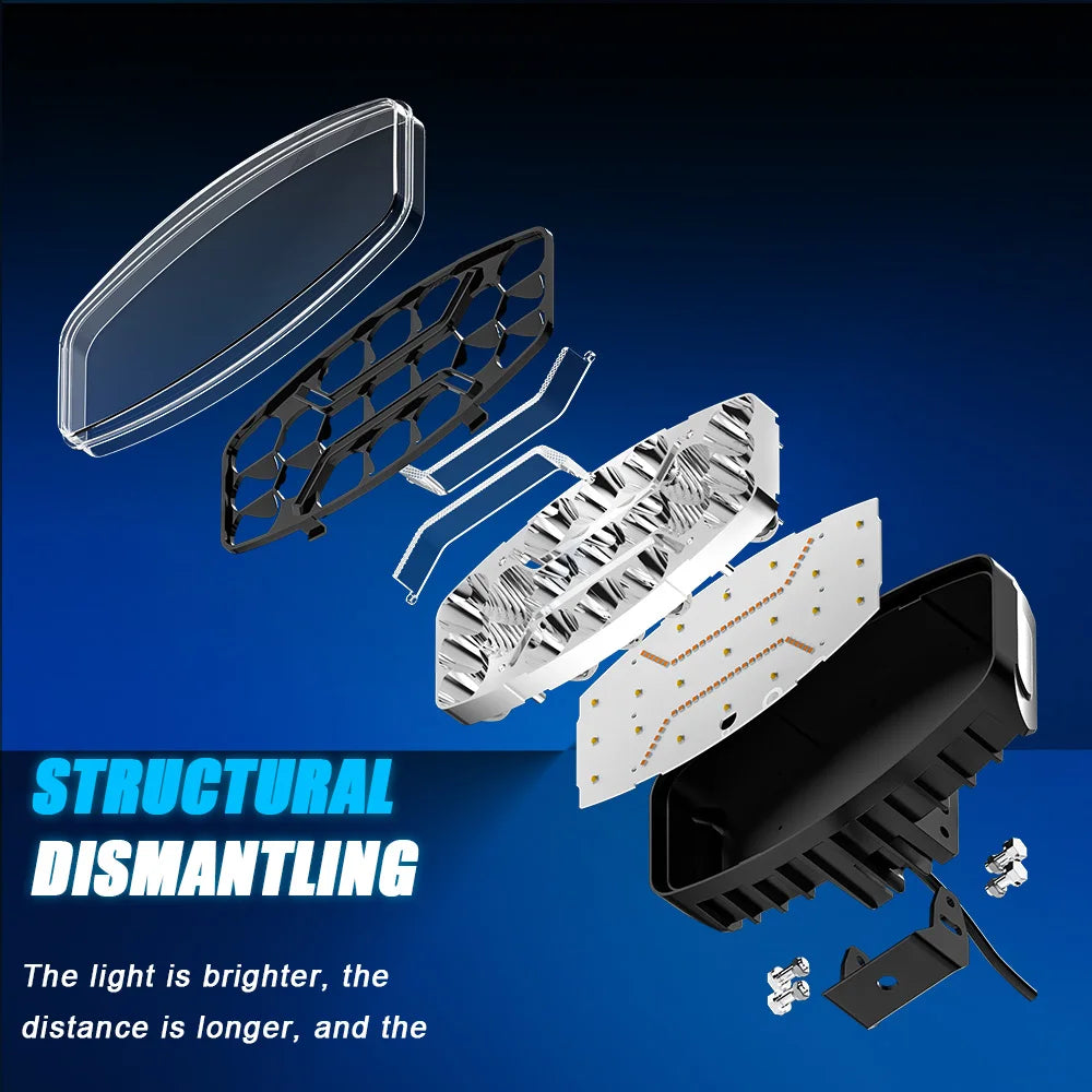 10 inch Car Led Light Combo Spot Lights 12V/24V Super LED Work Lamp Fog Driving Lamps DRL For Off road 4x4 Truck Trailer