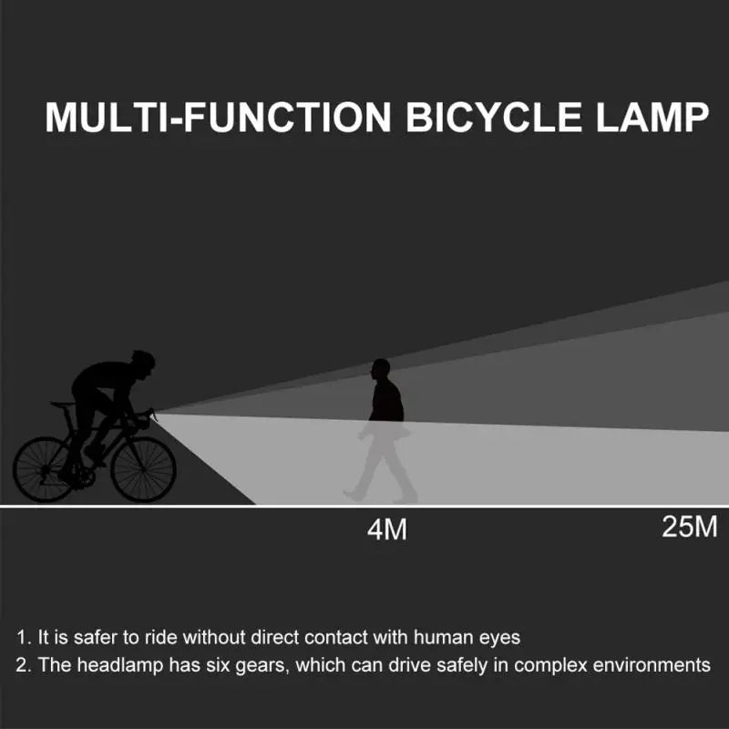 Luz delantera LED para bicicleta, 1000 lúmenes, tipo C, recargable vía USB, para ciclismo de montaña, accesorios para bicicleta de montaña