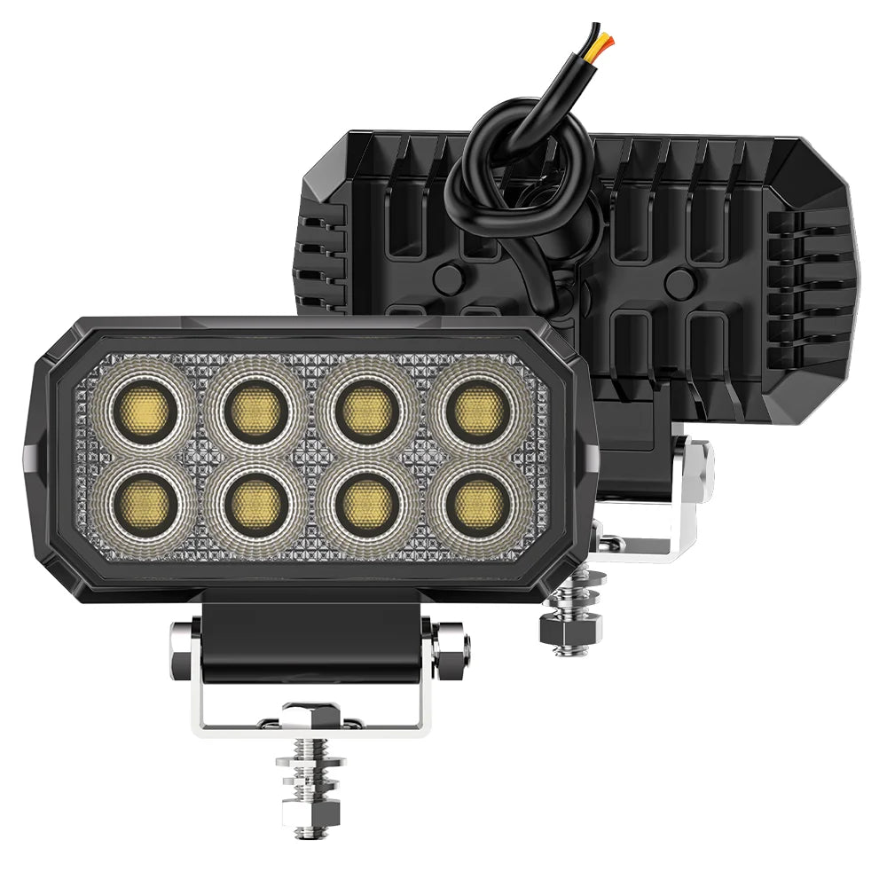 3.5 Inch 32 LED Rectangle Floodlight 9-80V 26W Car Work Light For Jeep Truck Boat Tractor ATV Offroad 4X4 Barra LED Headlight