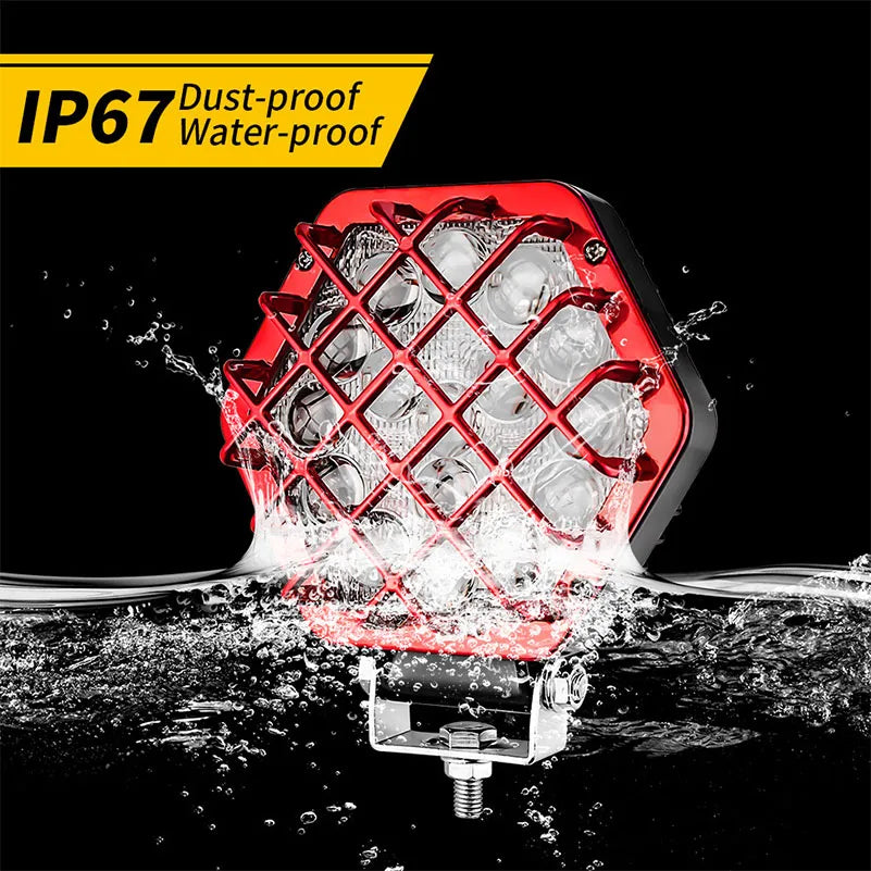 5 inch 4X4 Round Off Road White Driving Halogen ATV Fog Light Lamp Spotlight For Off Road Truck Car Accessories