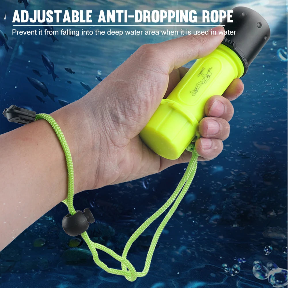 30M Diving Canister Flashlight 100M Range Torch Rechargeable Orcatorch Waterproof Nitecore Underwater Search Lantern