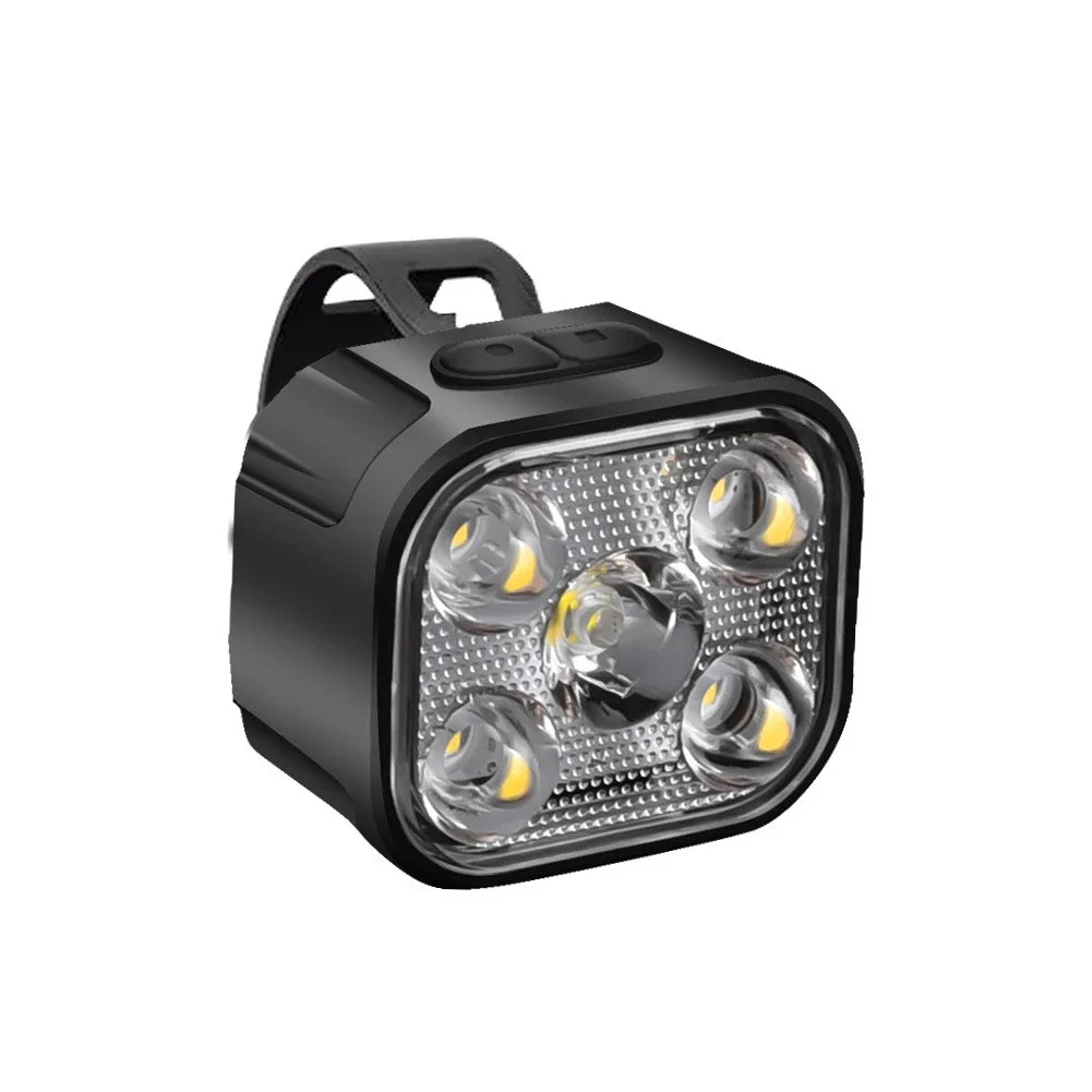 Huntmaster 5LED High Bright Bicycle Lighting Warning Light Waterproof MTB Bike Headlight Taillight