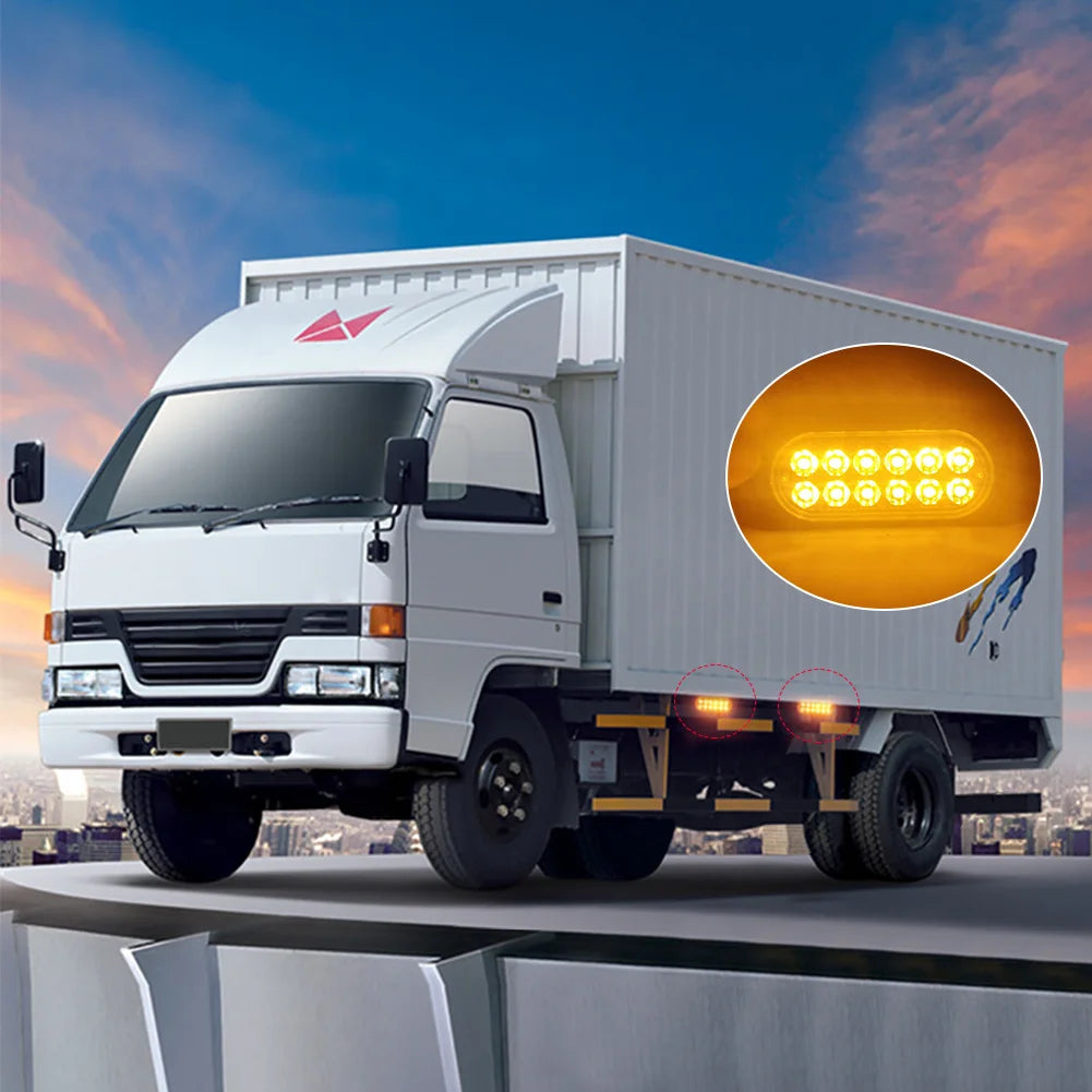 Led Warning Light Cheap Grille Emergency Lamp Lightbar Truck Car Beacon Lamp Amber Traffic Light 12V 24V Car Light Lighting