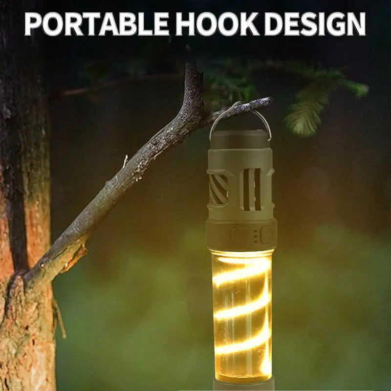 Portable Outdoor Light Ultra-portable Rechargeable Camping Lantern Flashlight High Lumens Waterproof Mosquitoes Lamp