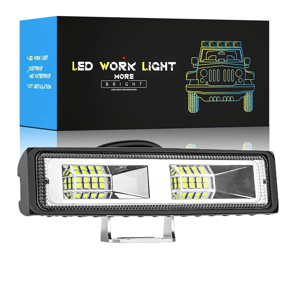 48W Wrok Light LED Lightbar Led Bar for Truck Tractor SUV 4x4 Car Led Headlights Work Bar