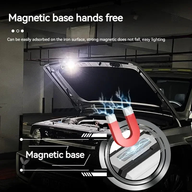 Portable Keychain Light Mini Super Bright Flashlight Rechargeable Outdoor Waterproof Emergency Work Lamp Multi-function Warning