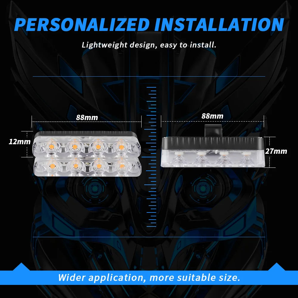 4 in 1 Wireless Control Car Led Strobe Warning Signal Light 4LED Grille Flashing Lightbar Truck Beacon Traffic Lamp