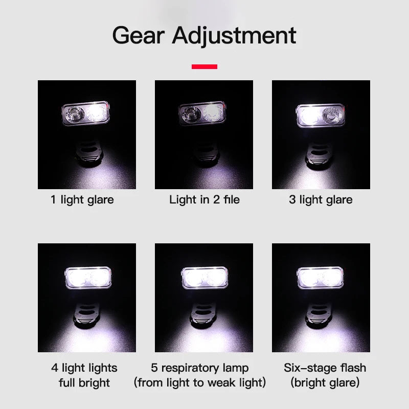 Luces de advertencia para exteriores con carga USB, luces de advertencia, faros nocturnos, accesorios