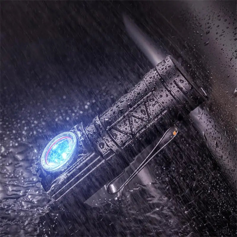 Portable USB 10W LED Mini Flashlight Rechargeable Flash Light Pocket Zoomable Lamp 550 Lumens IPX6 Waterproof Flashlight