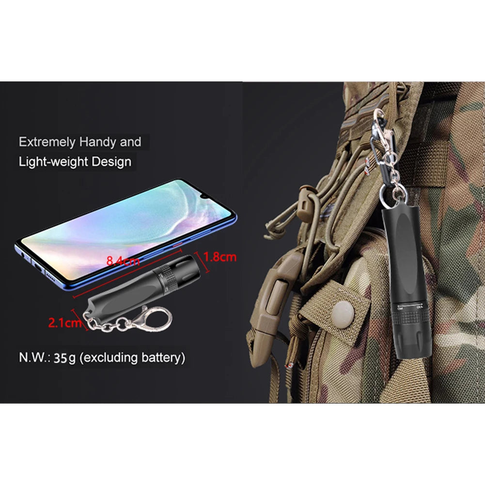 14500 Mini Led Flashlight Super Bright Mini Penlight Torch Pocket Light Waterproof Lantern Powered By AA Battery For Camping