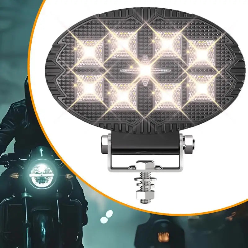 Off Road LED Lights 27W LED Tractor Lights Waterproof Trailer Lamp Automotive Replacement Lighting For SUVs Tractor Offroad