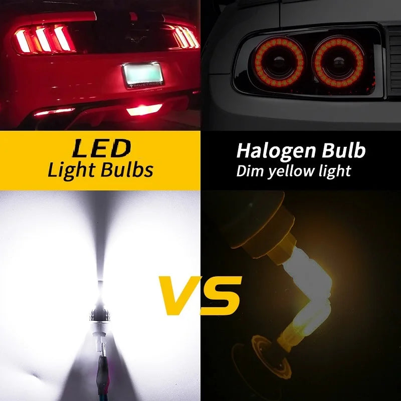 Can Bus Decoding CSP 3570 LED Reverse Light T15 W16W LED Bulb 1200LM 30W T15 1156 1157 7443 7440 Turn Signal Light 12V 24V