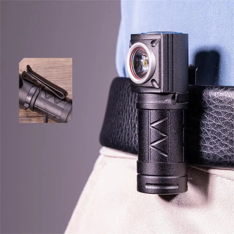 Portable USB 10W LED Mini Flashlight Rechargeable Flash Light Pocket Zoomable Lamp 550 Lumens IPX6 Waterproof Flashlight