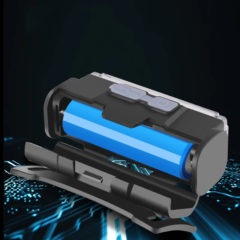 LED Headlamp Outdoor Headlights Camping Portable Mini XPE Head Flashlight Type-C USB Charging Fishing Light