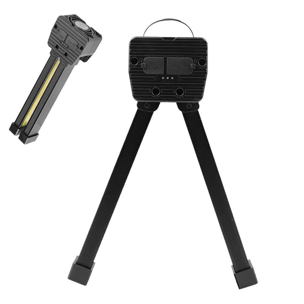 USB Rechargeable XPE LED Emergency Floodlight IPX4 Waterproof COB Handheld Camping Torch Multifunctional Inspection Lamp