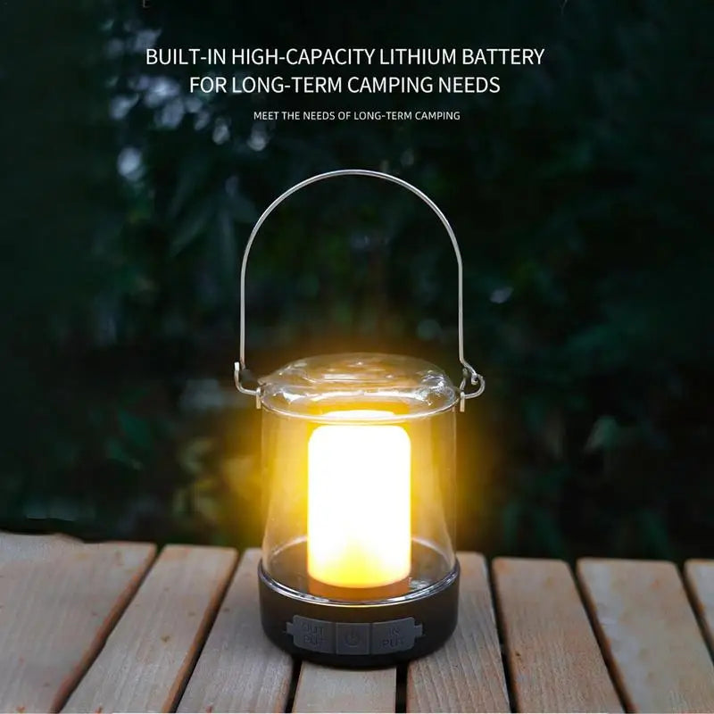 Luz LED portátil para tienda de campaña, luz portátil para acampar, luz impermeable para tienda de campaña al aire libre, linterna LED recargable, luz LED portátil de mano