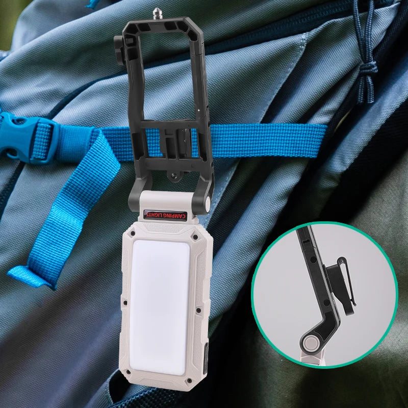 Strong head lamp work lamp USB charging support output with magnetic hook can 360° outdoor multi-function flashlight fishing camping