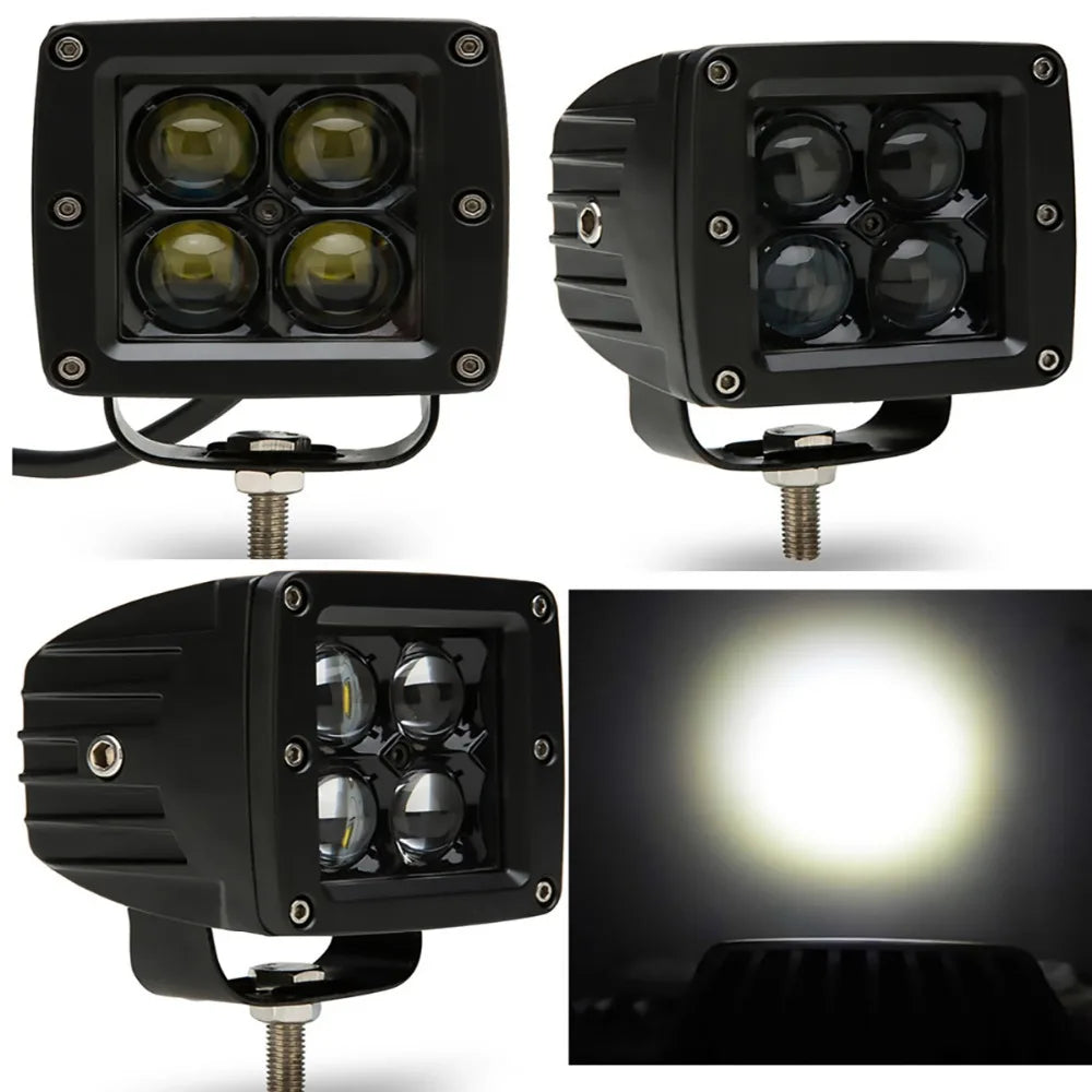 3 Inch Projector Led Driving Spot Auxiliary Light Offroad 4x4 Cube Led Off Road Fog Lamp 12V 24V Led Pods Light