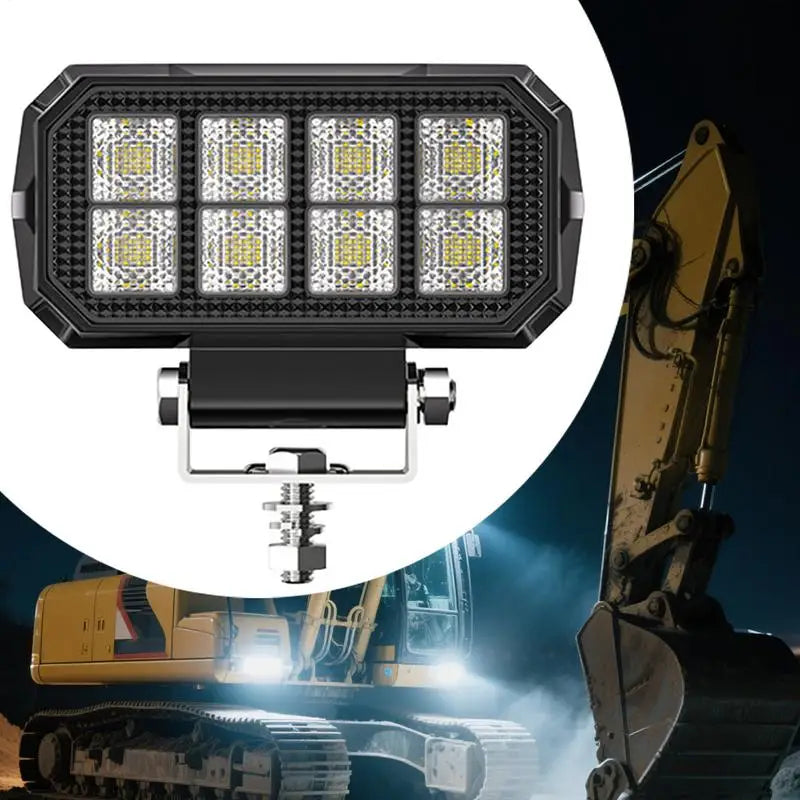 Spotlights Outdoor Waterproof 3.5 Inch Square LED Spotlights Shockproof Offroad Lighting Automotive Supplies For Truck Boat