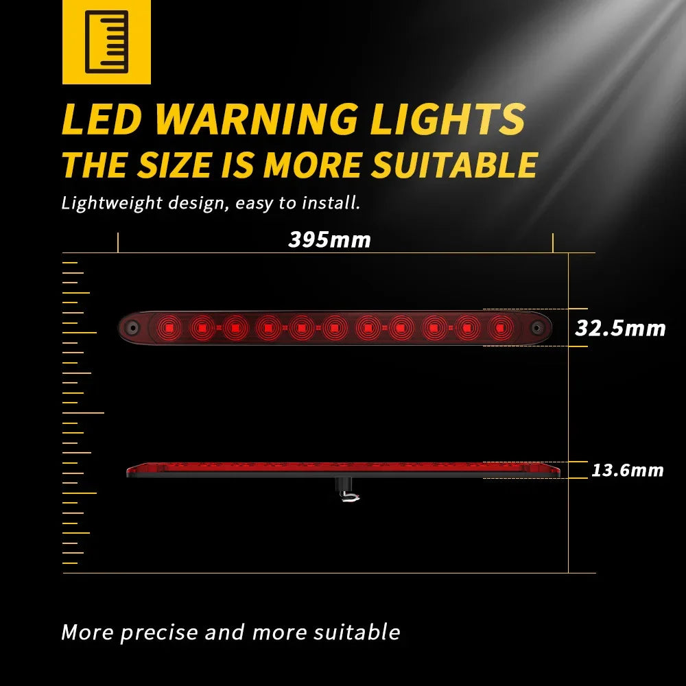High quality truck taillight LED high brake light 12V truck trailer side light signal light