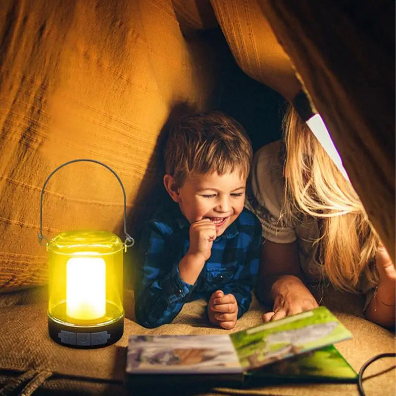 Luz LED portátil para tienda de campaña, luz portátil para acampar, luz impermeable para tienda de campaña al aire libre, linterna LED recargable, luz LED portátil de mano
