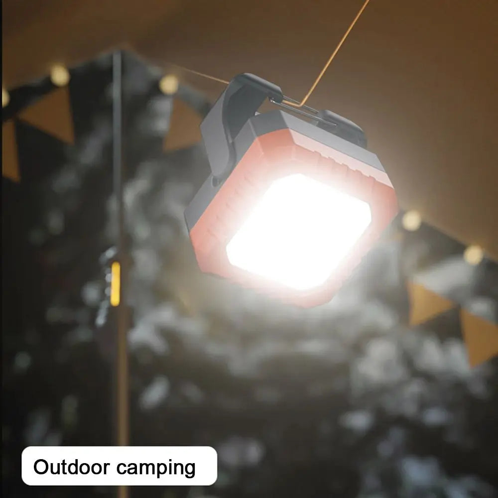 With Hook Mini Keychain Flashlight Strong Magnetic Adsorption Battery Level Display Floodlight Adjustable Bracket Waterproof