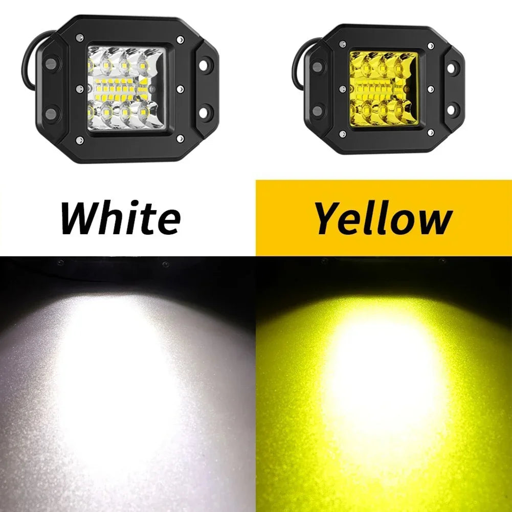 4inch 16W LED Offroad Driving Fog Lights Work Auxiliary Bumper Lights For Car Truck Pod Lights