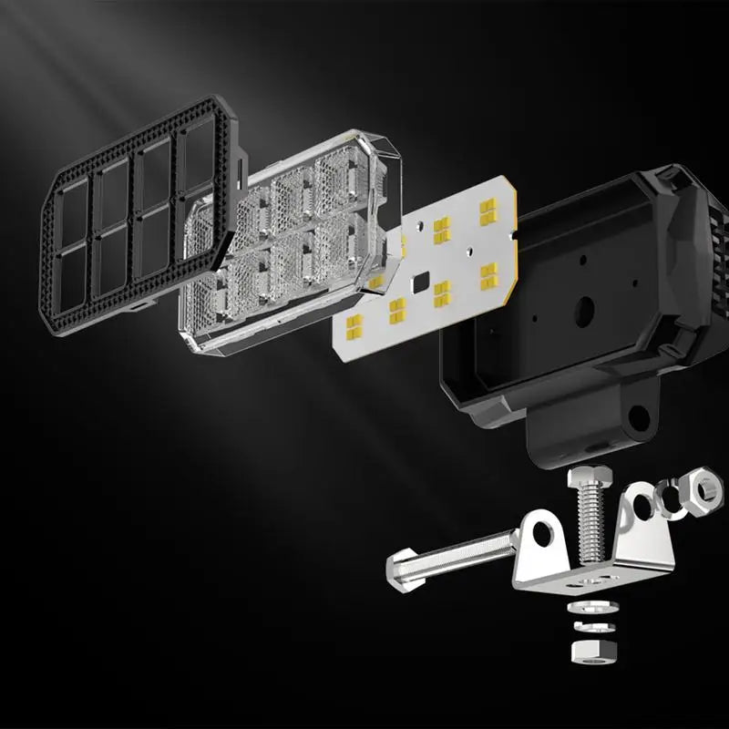 Spotlights Outdoor Waterproof 3.5 Inch Square LED Spotlights Shockproof Offroad Lighting Automotive Supplies For Truck Boat