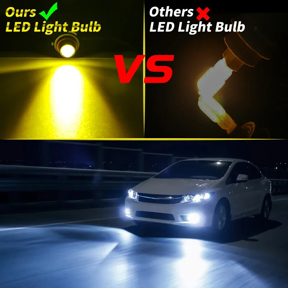 9005HB3 9006HB4 Led Laser Fog Light with Lens 60W Car Headlight Headlight White Light/Ice Blue Light/Golden Light H8 H9 H11 H10