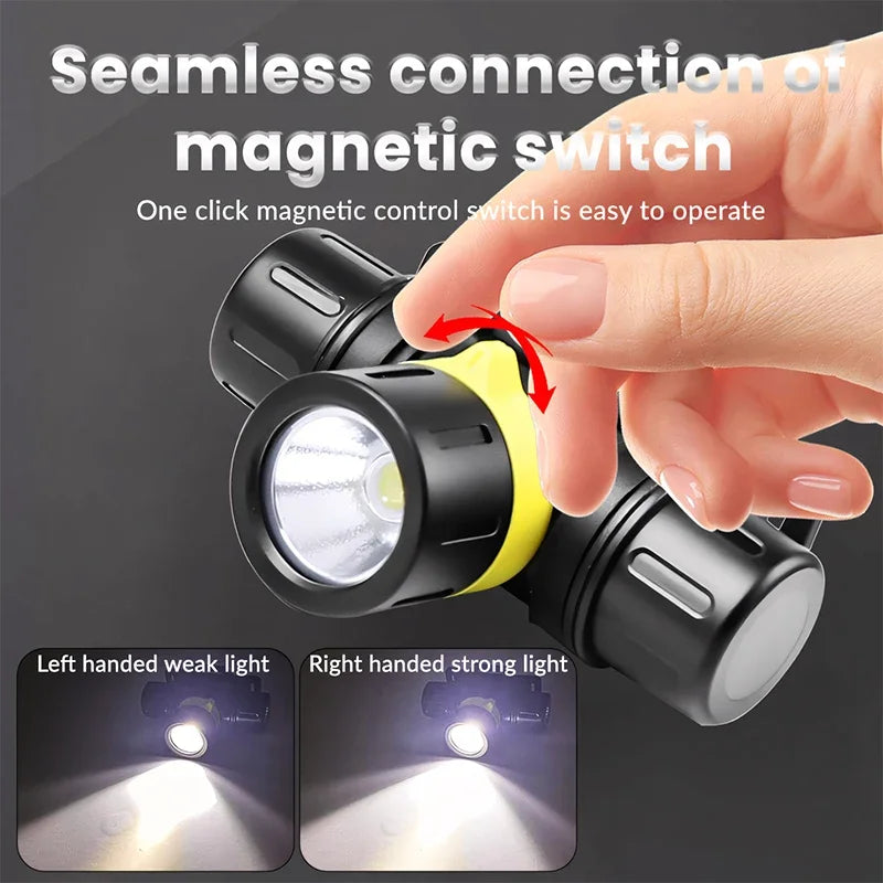 Professional LED Scuba Diving Headlamp LED Headlight 50M Underwater IPX8 Waterproof Dive projection 18650/21700 Torch