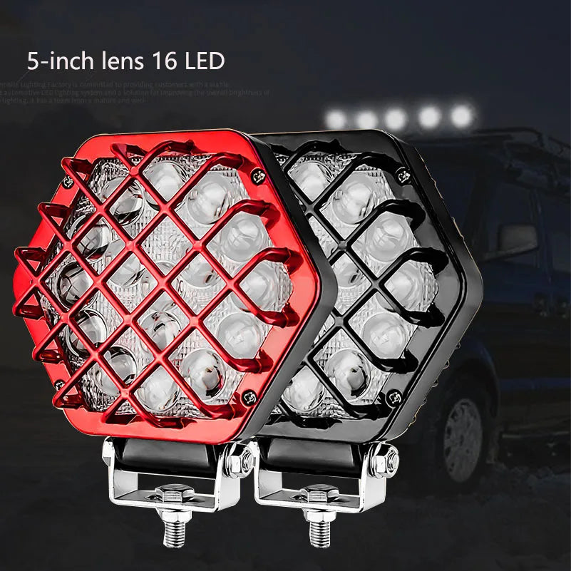 5 inch 4X4 Round Off Road White Driving Halogen ATV Fog Light Lamp Spotlight For Off Road Truck Car Accessories