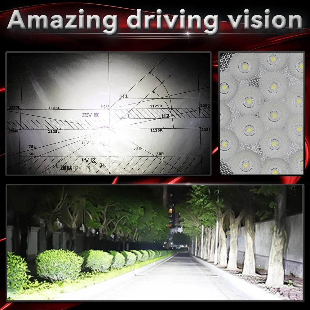 LED Light Bar 6000K Spotlight Headlight Bulb Circular LED Work Light flood for Car Truct Boat Atv 4x4 Jeep Off Round