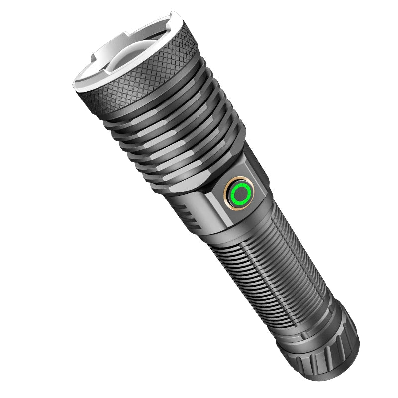 XHP50 30W 800 Lumens LED Flashlight 18650 26650 AAA USB Tybe-C Rechargeable IPX4 Waterproof Long-range Light Torch Lantern